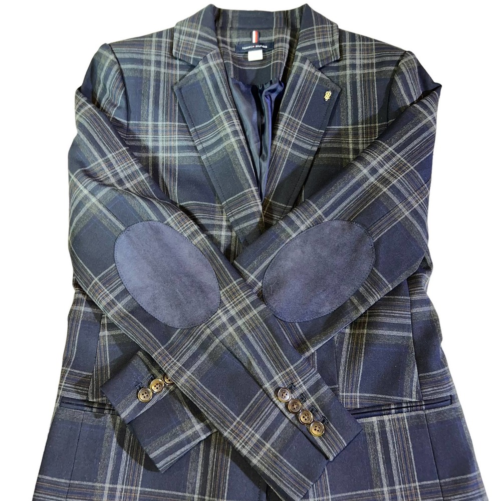Tommy Hilfiger Blue Plaid Blazer - Picture 2 of 9